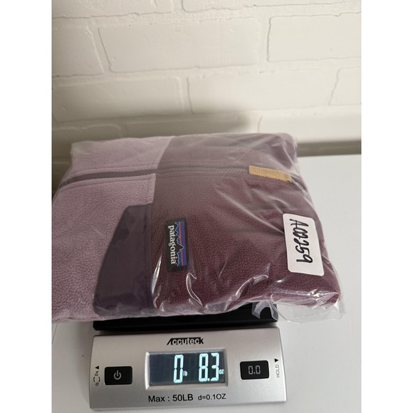 Patagonia Fleece Jacket Girls XL 14 Purple Hooded Full Zip Two Tone STY 65470 - Picture 7 of 16